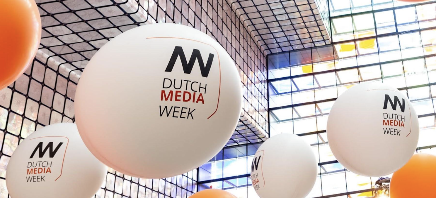 Recordpoging podcast maken tijdens Dutch Media Week