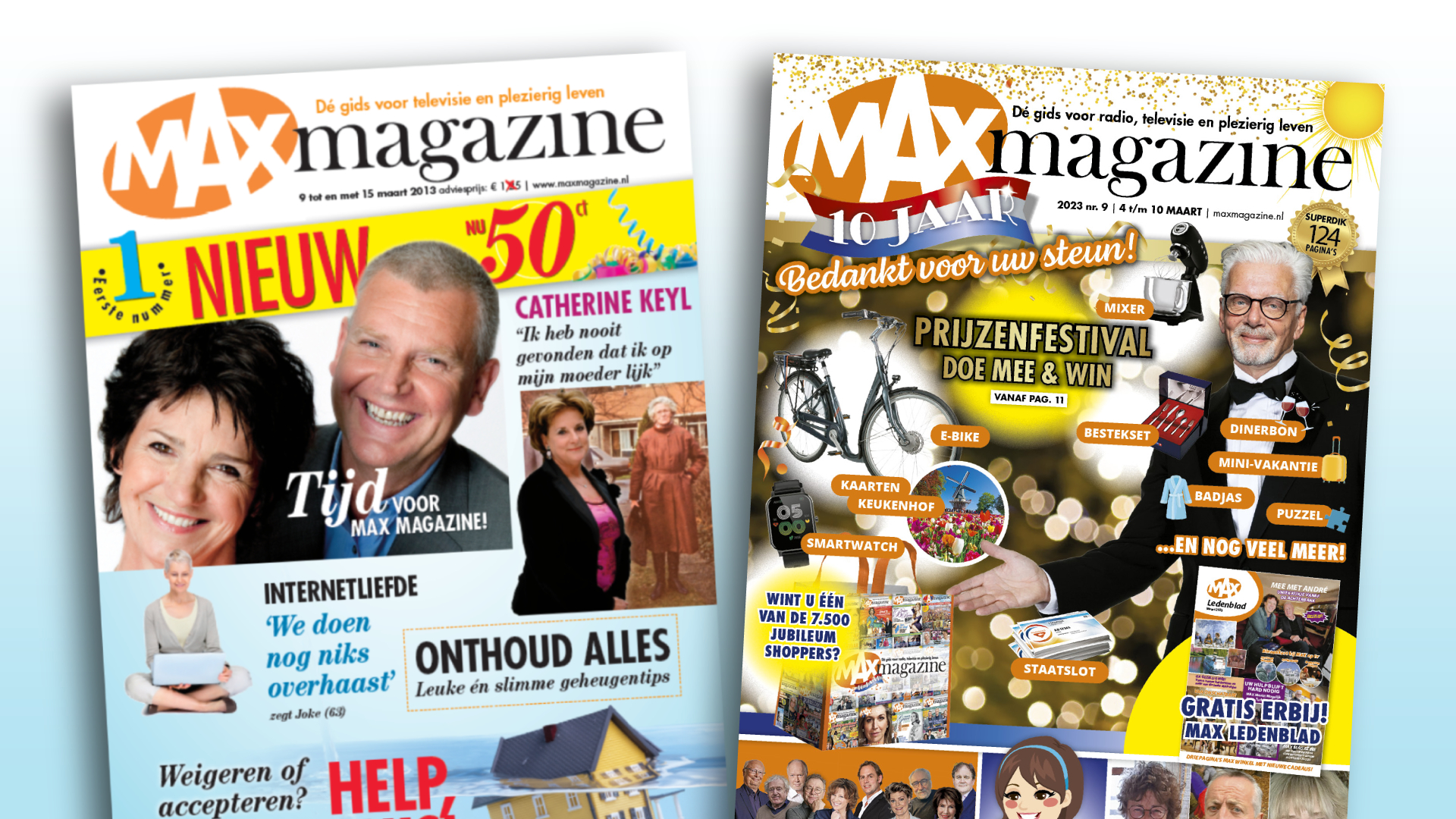 De viering van 10-jarig bestaan MAX Magazine
