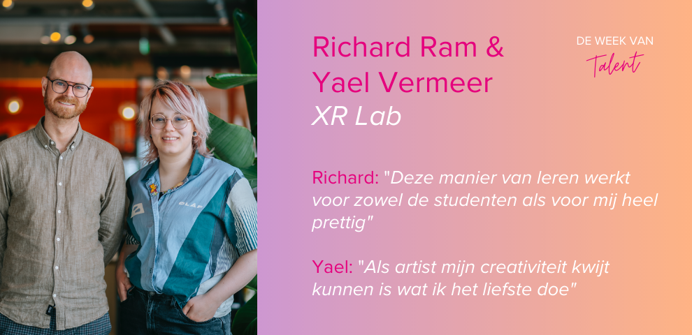 Docent Richard Ram zag snel talent en enthousiasme bij Yael Vermeer