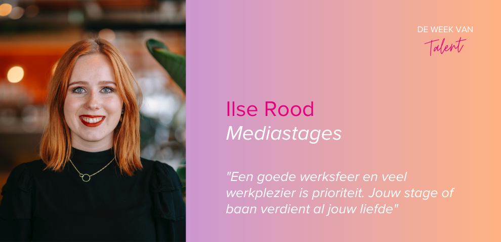 Ilse Rood kan bij Mediastages meer haar ei kwijt