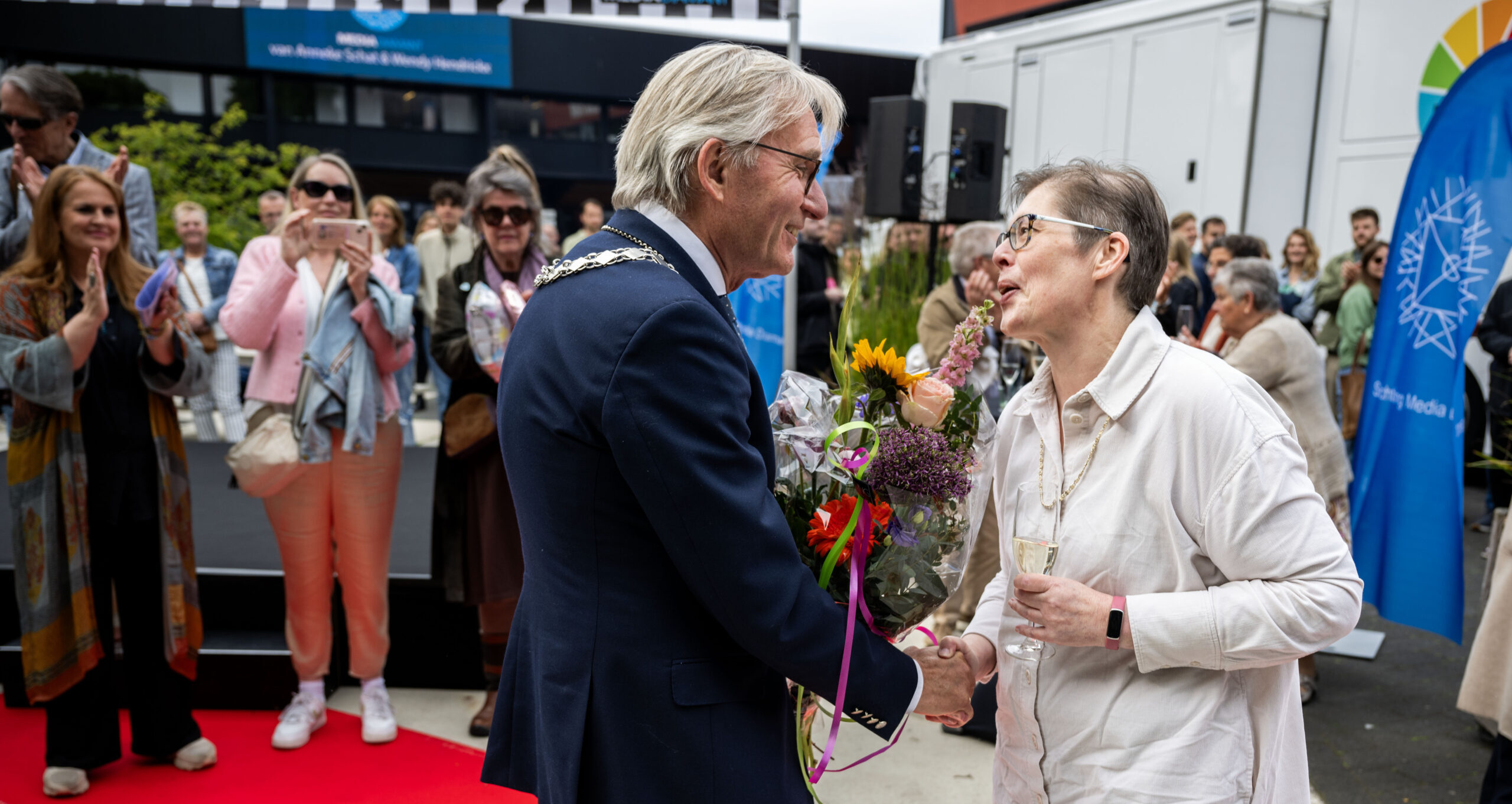 Foto’s Media Diamant en Media Park Zomerborrel