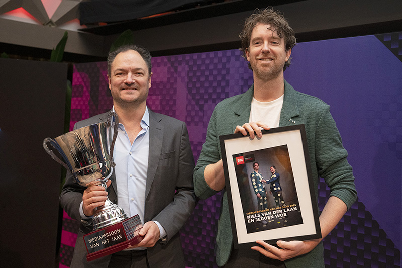 Niels van der Laan en Jeroen Woe mediapersonen van het jaar 2025
