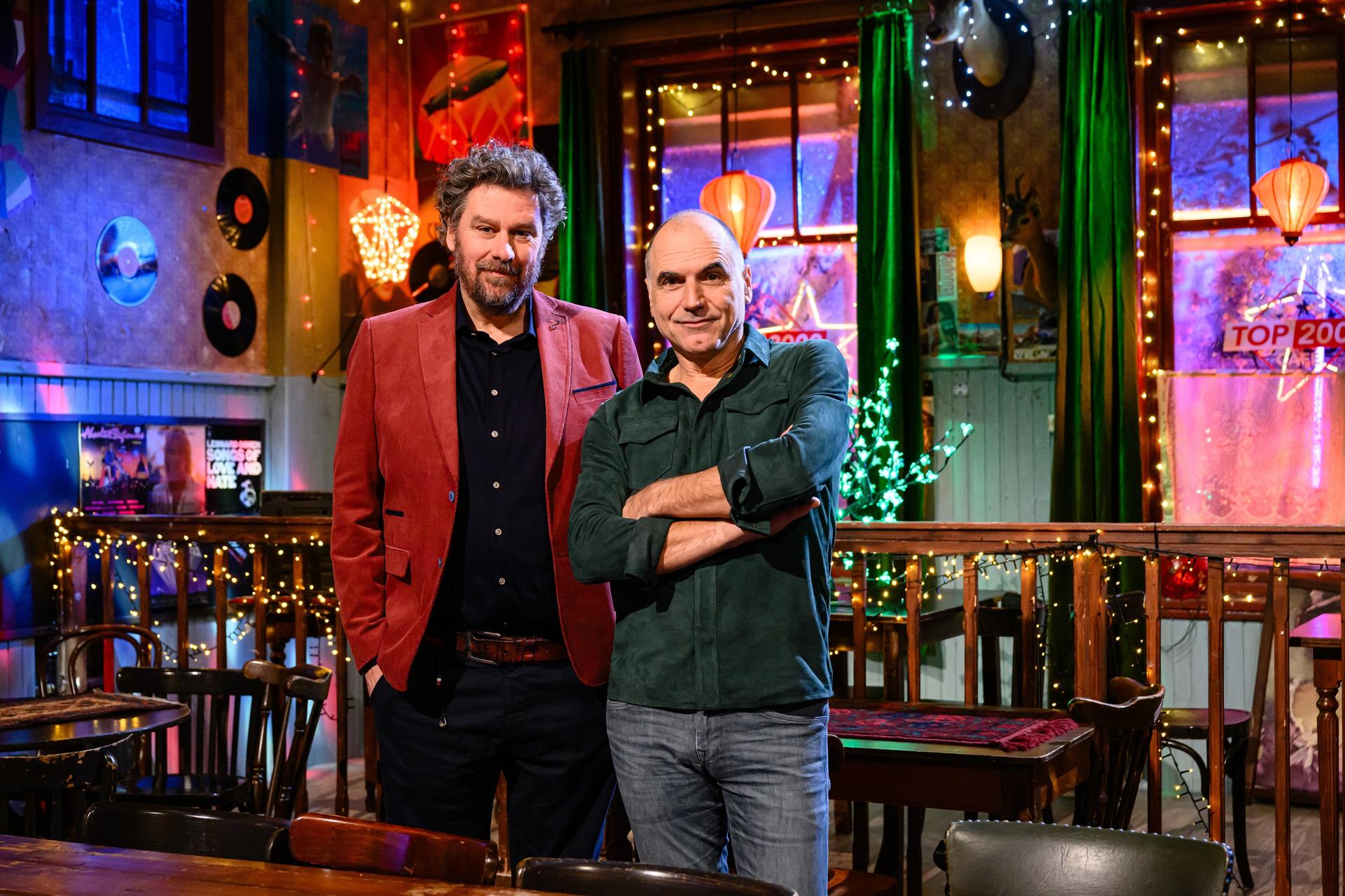 Diederik Ebbinge en Leo Blokhuis sluiten jaar af met de Top 2000 a gogo